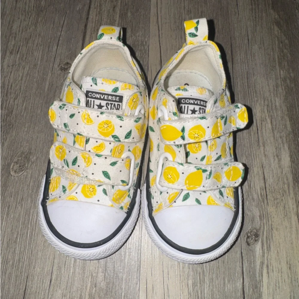 Converse Kids Lemon Pattern Sneakers